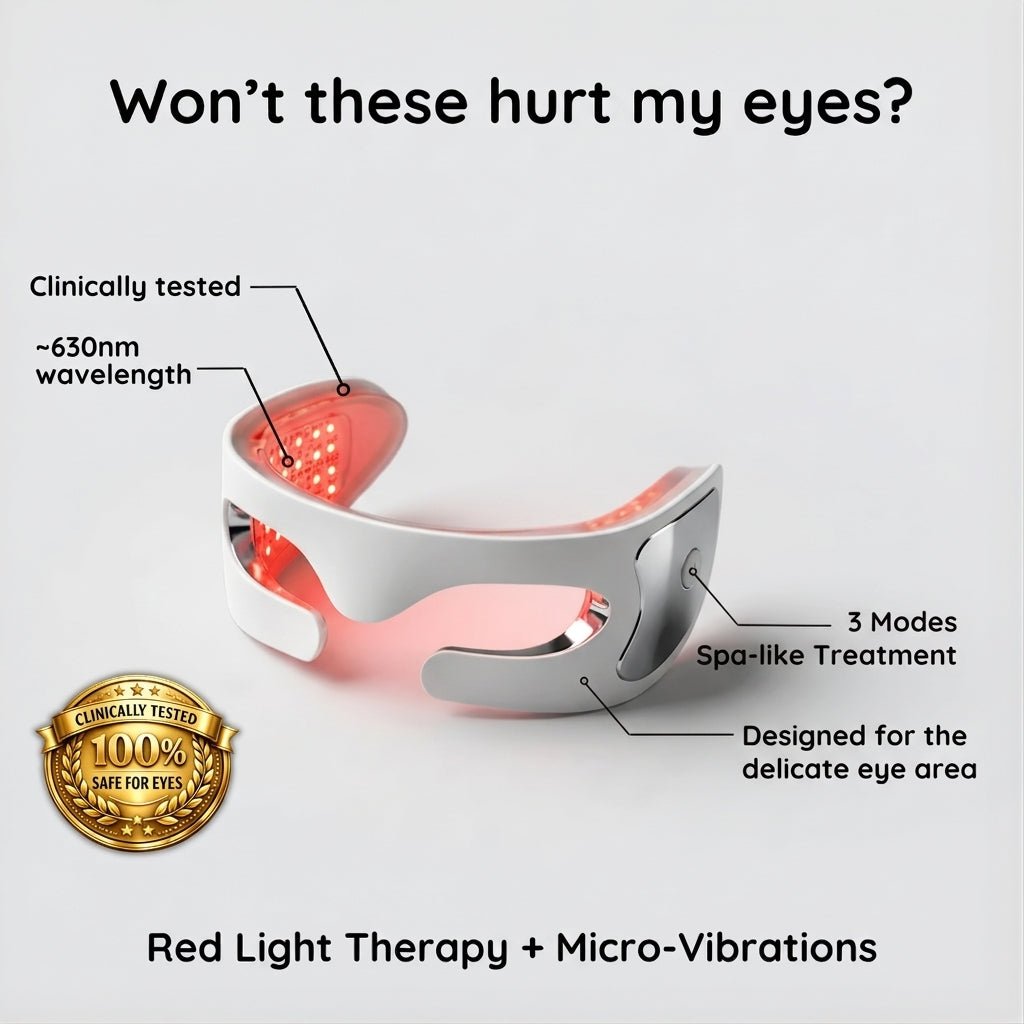 Halo Rpe Mask Red Light Therapy Eye Mask for Dry Eye Relief – Halo V2 – HallunaCo